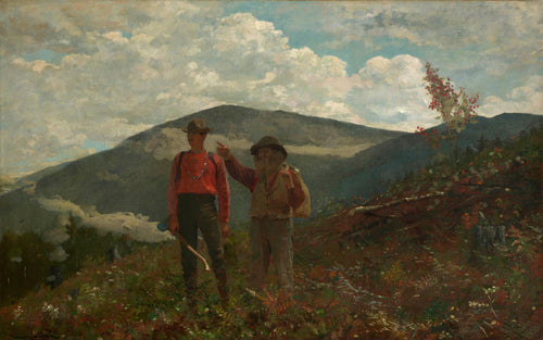 Os Dois Guias (Winslow Homer) - Reprodução com Qualidade Museu