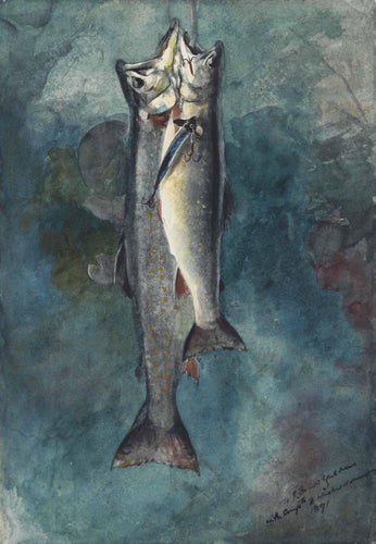 Duas trutas (Winslow Homer) - Reprodução com Qualidade Museu