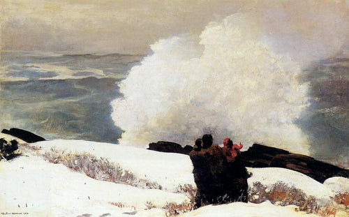 Assistindo The Breaker - A High Sea (Winslow Homer) - Reprodução com Qualidade Museu