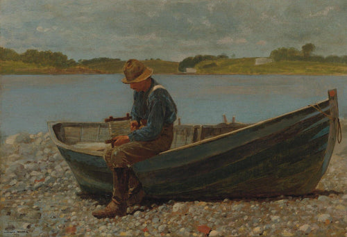 Linha Sinuosa (Winslow Homer) - Reprodução com Qualidade Museu