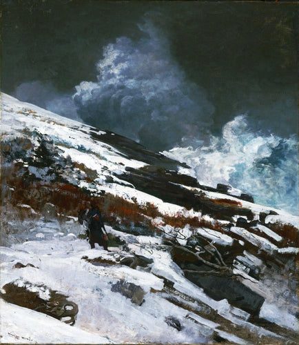 Costa de inverno (Winslow Homer) - Reprodução com Qualidade Museu