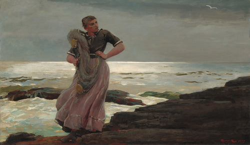 Luz no mar (Winslow Homer) - Reprodução com Qualidade Museu