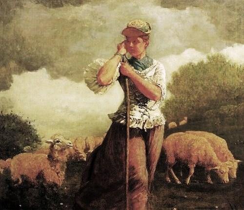 The Shepherdess Of Houghton Farm - Replicarte