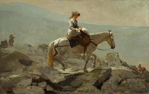 O Caminho das Rédeas, Montanhas Brancas (Winslow Homer) - Reprodução com Qualidade Museu