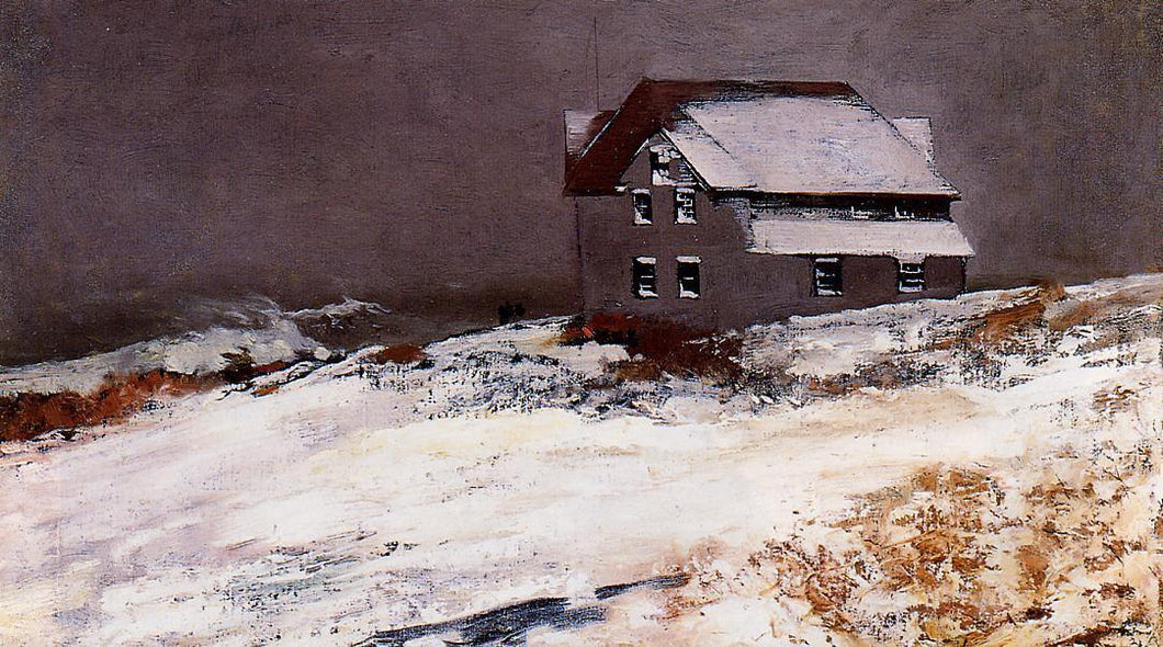 Inverno, Prouts Neck, Maine (Winslow Homer) - Reprodução com Qualidade Museu