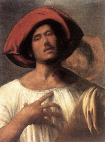 Jovem - o cantor apaixonado (Giorgione) - Reprodução com Qualidade Museu