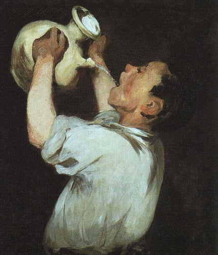 Um menino com um jarro (Edouard Manet) - Reprodução com Qualidade Museu