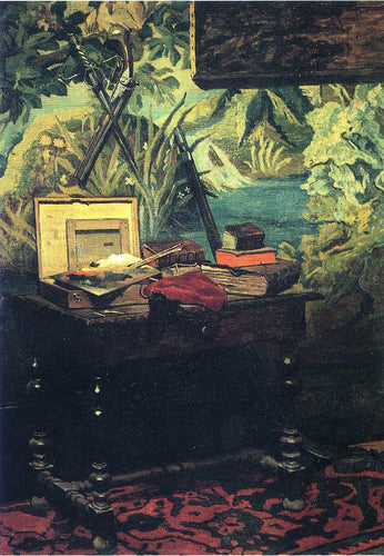 Um canto do estúdio (Claude Monet) - Reprodução com Qualidade Museu