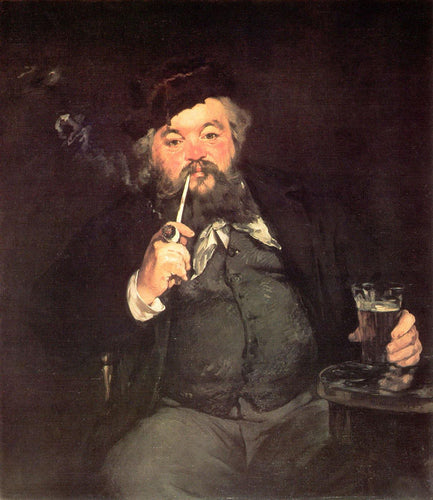 Um bom copo de cerveja (Edouard Manet) - Reprodução com Qualidade Museu