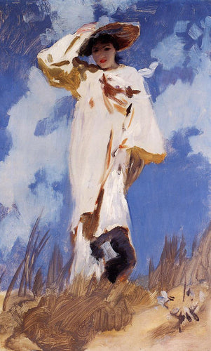 Uma rajada de vento (John Singer Sargent) - Reprodução com Qualidade Museu