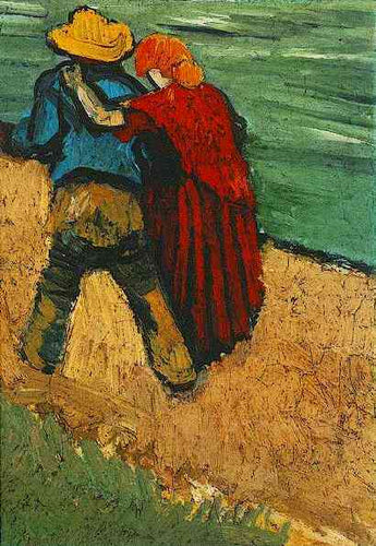 Dois Amantes Arles (Vincent Van Gogh) - Reprodução com Qualidade Museu