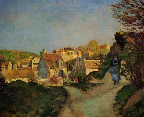 Uma parte de Jallais, Pontoise (Camille Pissarro) - Reprodução com Qualidade Museu