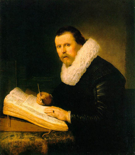 Retrato de um acadêmico (Rembrandt) - Reprodução com Qualidade Museu