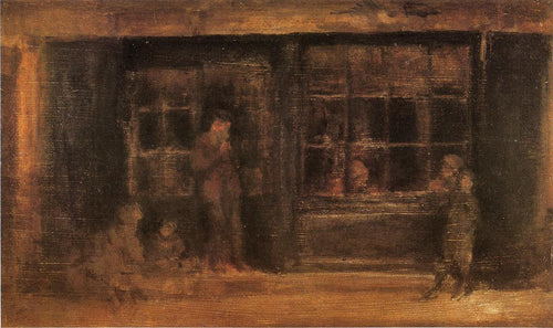 Uma loja (James Abbott McNeill Whistler) - Reprodução com Qualidade Museu