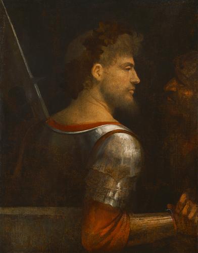Um soldado (Giorgione) - Reprodução com Qualidade Museu