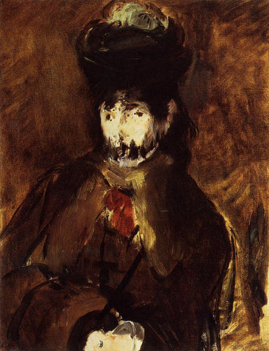 Uma jovem com véu (Edouard Manet) - Reprodução com Qualidade Museu