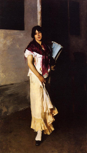 Uma mulher veneziana (John Singer Sargent) - Reprodução com Qualidade Museu
