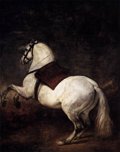 Um cavalo branco (Diego velázquez) - Reprodução com Qualidade Museu