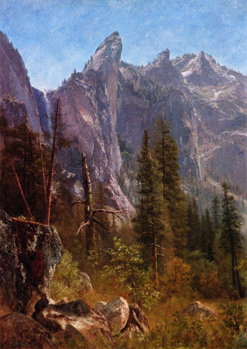 Flecha Perdida, Vale de Yosemite (Albert Bierstadt) - Reprodução com Qualidade Museu