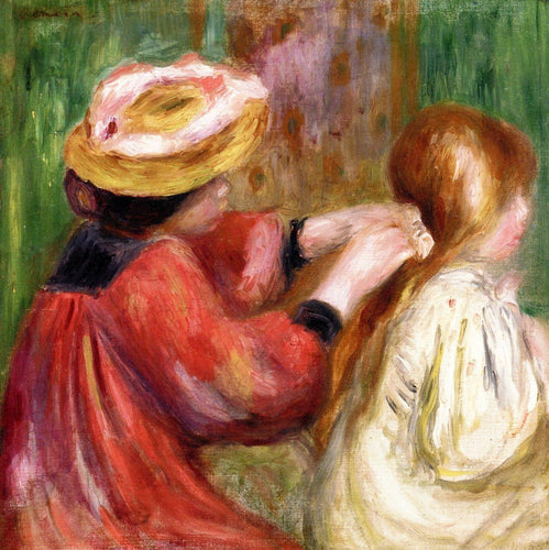O penteado da criança (Pierre-Auguste Renoir) - Reprodução com Qualidade Museu