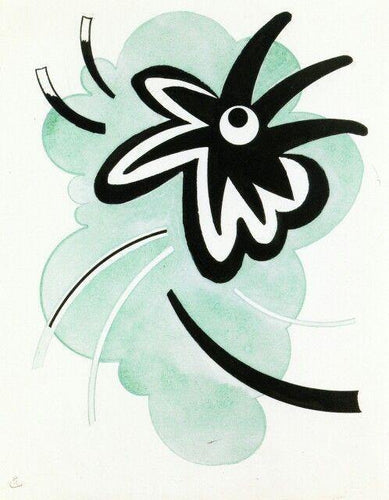 Verde Preto (Wassily Kandinsky) - Reprodução com Qualidade Museu