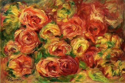 Braço De Rosas (Pierre-Auguste Renoir) - Reprodução com Qualidade Museu