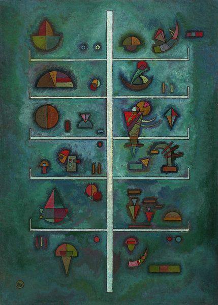 Níveis (Wassily Kandinsky) - Reprodução com Qualidade Museu