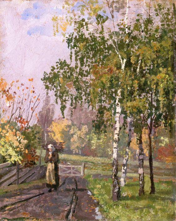 Outono em Vestre Aker (Edvard Munch) - Reprodução com Qualidade Museu