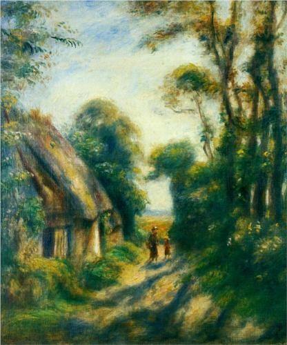 Perto de Berneval (Pierre-Auguste Renoir) - Reprodução com Qualidade Museu