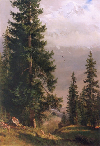 Vale Grindelwald (Albert Bierstadt) - Reprodução com Qualidade Museu