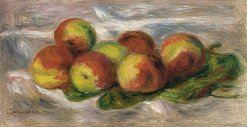 Natureza morta com pêssegos (Pierre-Auguste Renoir) - Reprodução com Qualidade Museu