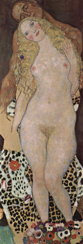 Adam e Eva (Gustav Klimt) - Reprodução com Qualidade Museu