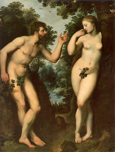 Adão e Eva (Peter Paul Rubens) - Reprodução com Qualidade Museu