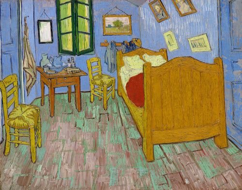 Quarto em Arles (Vincent Van Gogh) - Reprodução com Qualidade Museu