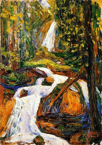 Kochel - Cachoeira I (Wassily Kandinsky) - Reprodução com Qualidade Museu