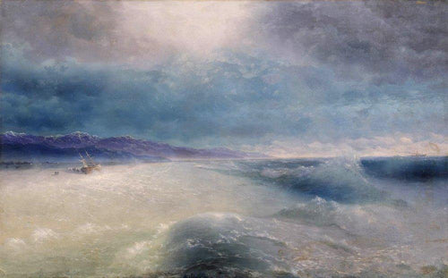 Depois da tempestade (Ivan Aivazovsky) - Reprodução com Qualidade Museu