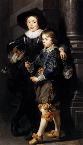 Albert e Nicolaas Rubens (Peter Paul Rubens) - Reprodução com Qualidade Museu