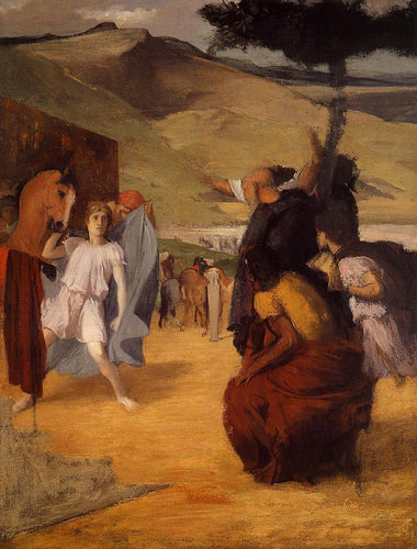 Alexandre e Bucéfalo (Edgar Degas) - Reprodução com Qualidade Museu