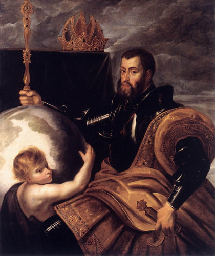 Alegoria do imperador Carlos como governante de vastos reinos (Peter Paul Rubens) - Reprodução com Qualidade Museu