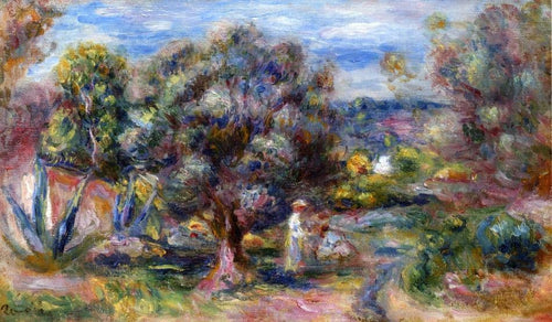 Colheita de babosa em Cagnes (Pierre-Auguste Renoir) - Reprodução com Qualidade Museu