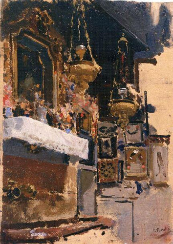 Altar de São Vicente Ferrer, Valência (Joaquin Sorolla) - Reprodução com Qualidade Museu