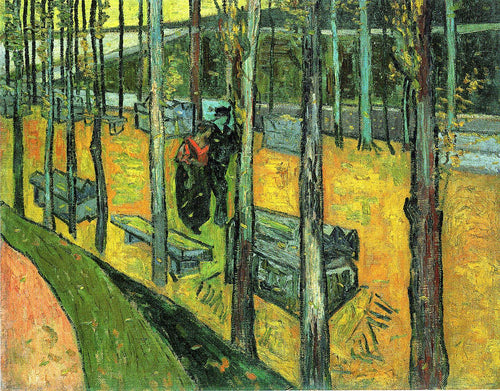 Outono de Alychamps (Vincent Van Gogh) - Reprodução com Qualidade Museu