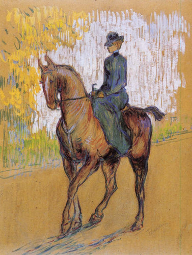 Amazone (Henri de Toulouse-Lautrec) - Reprodução com Qualidade Museu