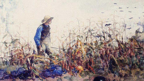 Entre Os Vegetais (Winslow Homer) - Reprodução com Qualidade Museu