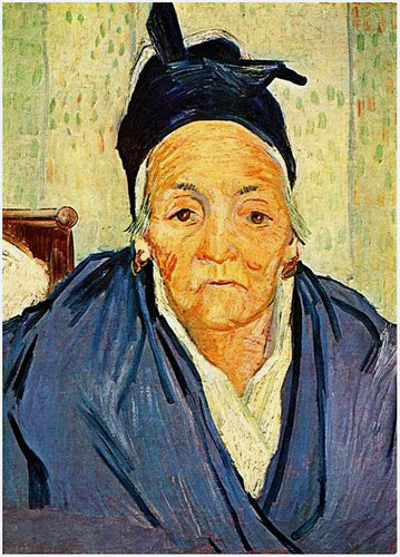 Mulher idosa de Arles (Vincent Van Gogh) - Reprodução com Qualidade Museu