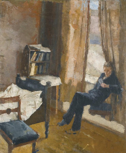 Peter Andreas Reading (Edvard Munch) - Reprodução com Qualidade Museu