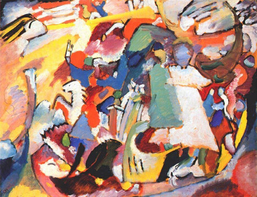 Anjo do Juízo Final (Wassily Kandinsky) - Reprodução com Qualidade Museu