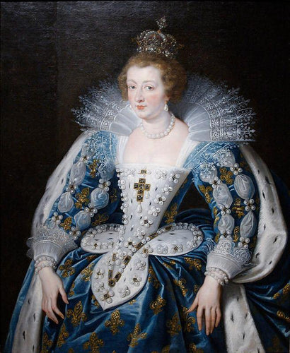 Anna da Áustria, Rainha da França, Mãe do Rei Luís XIV (Peter Paul Rubens) - Reprodução com Qualidade Museu