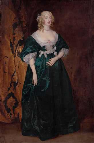Retrato de Anne Sophia, condessa de Carnarvon (Anthony van Dyck) - Reprodução com Qualidade Museu