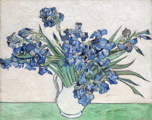 Vaso com íris (Vincent Van Gogh) - Reprodução com Qualidade Museu